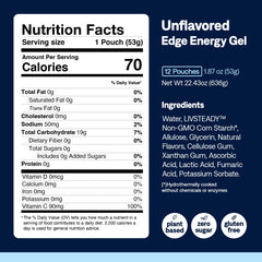 UCAN Edge energy gel shot on a bike for on-the-go cycling fueling