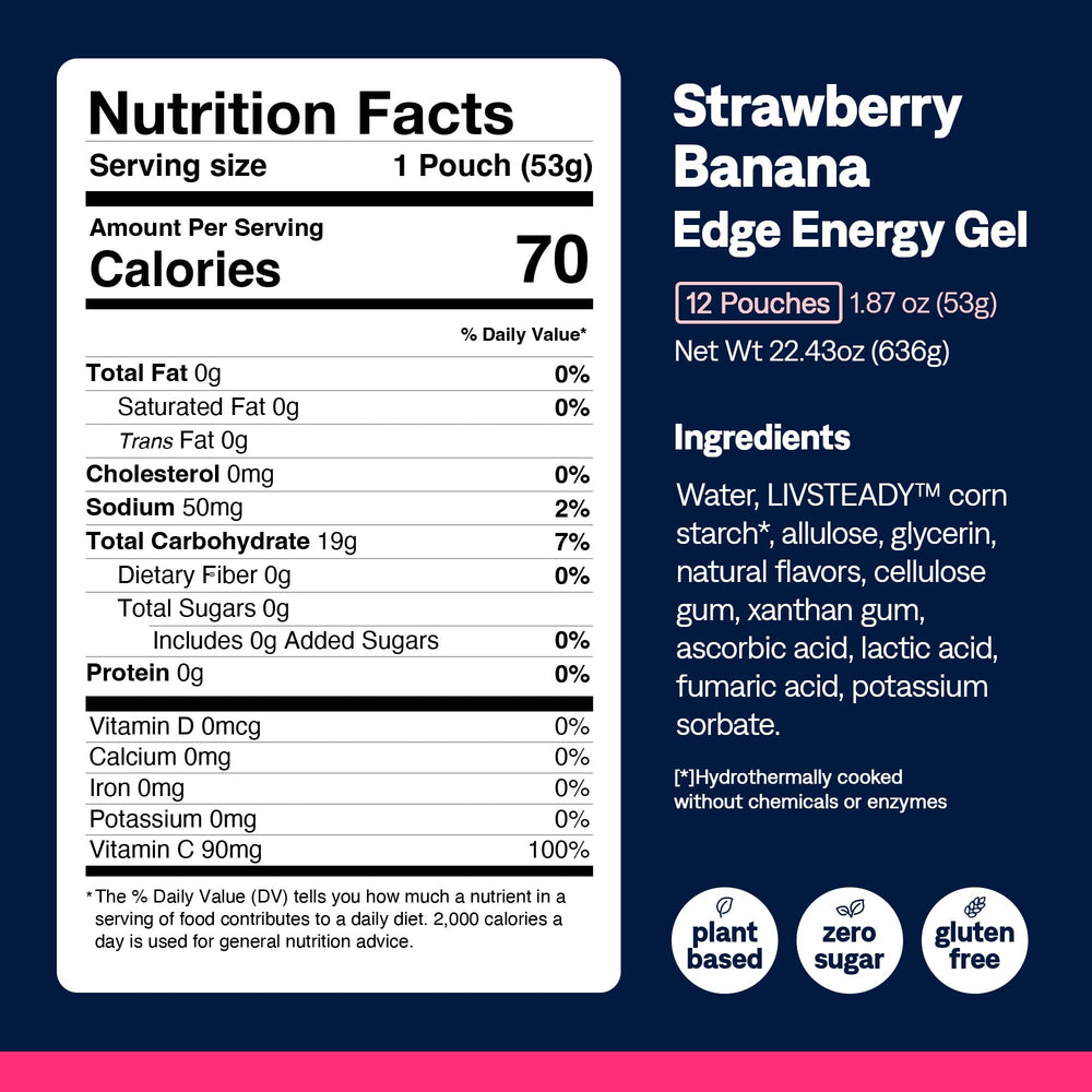 UCAN Edge used during cycling helps maintain focus and endurance.