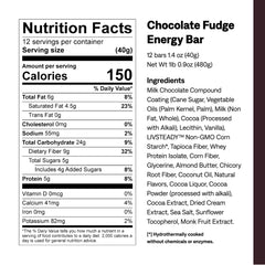 UCAN Energy Bar Chocolate Fudge bar offers a satisfying bite with natural protein and fiber.