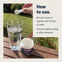 UCAN Hydrate scoop measures precise servings for zero-sugar hydration