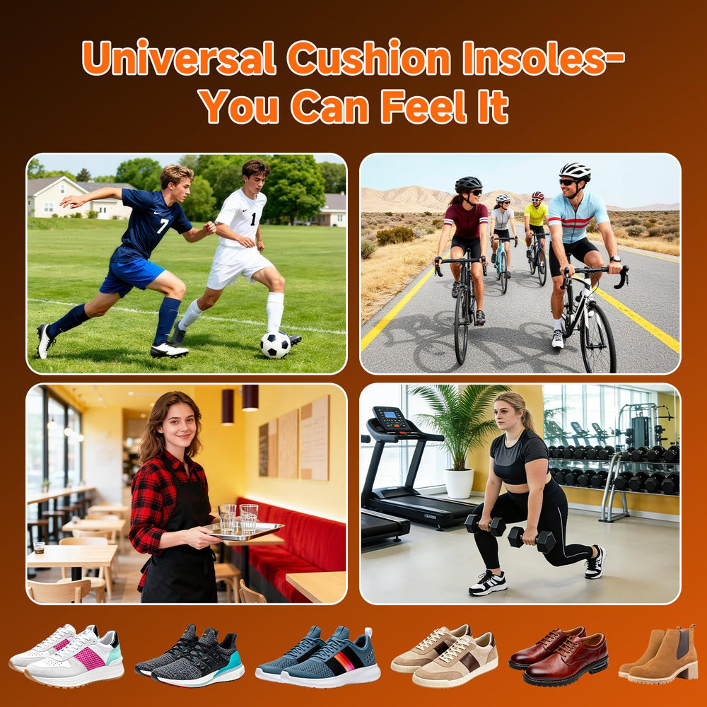 Ucanfeel all-day comfort insoles support long walks and standing