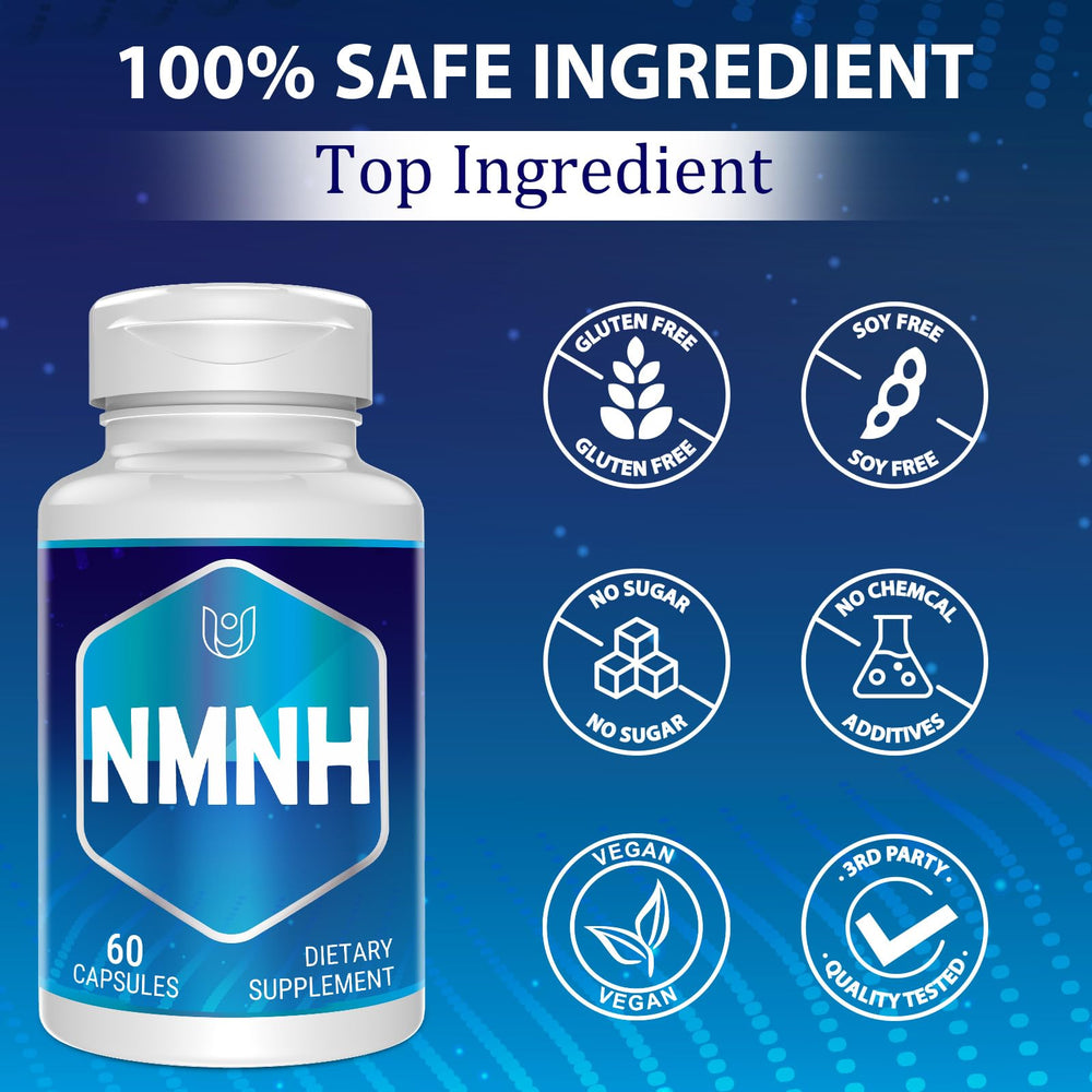 Storage-friendly NMNH packaging suitable for easy at-home use.
