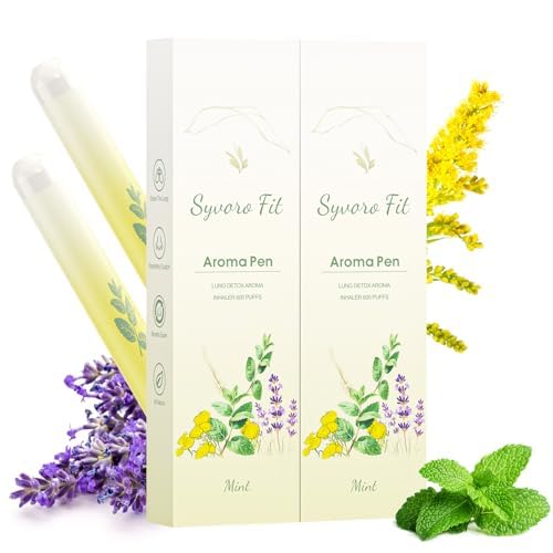 UEUEHCYH Upgraded Mullein Diffuser Pen packaging highlights premium herbal scent for routine use