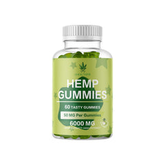 Uhealthfri hemp gummies omega-3-6-9 bottle for easy daily use.