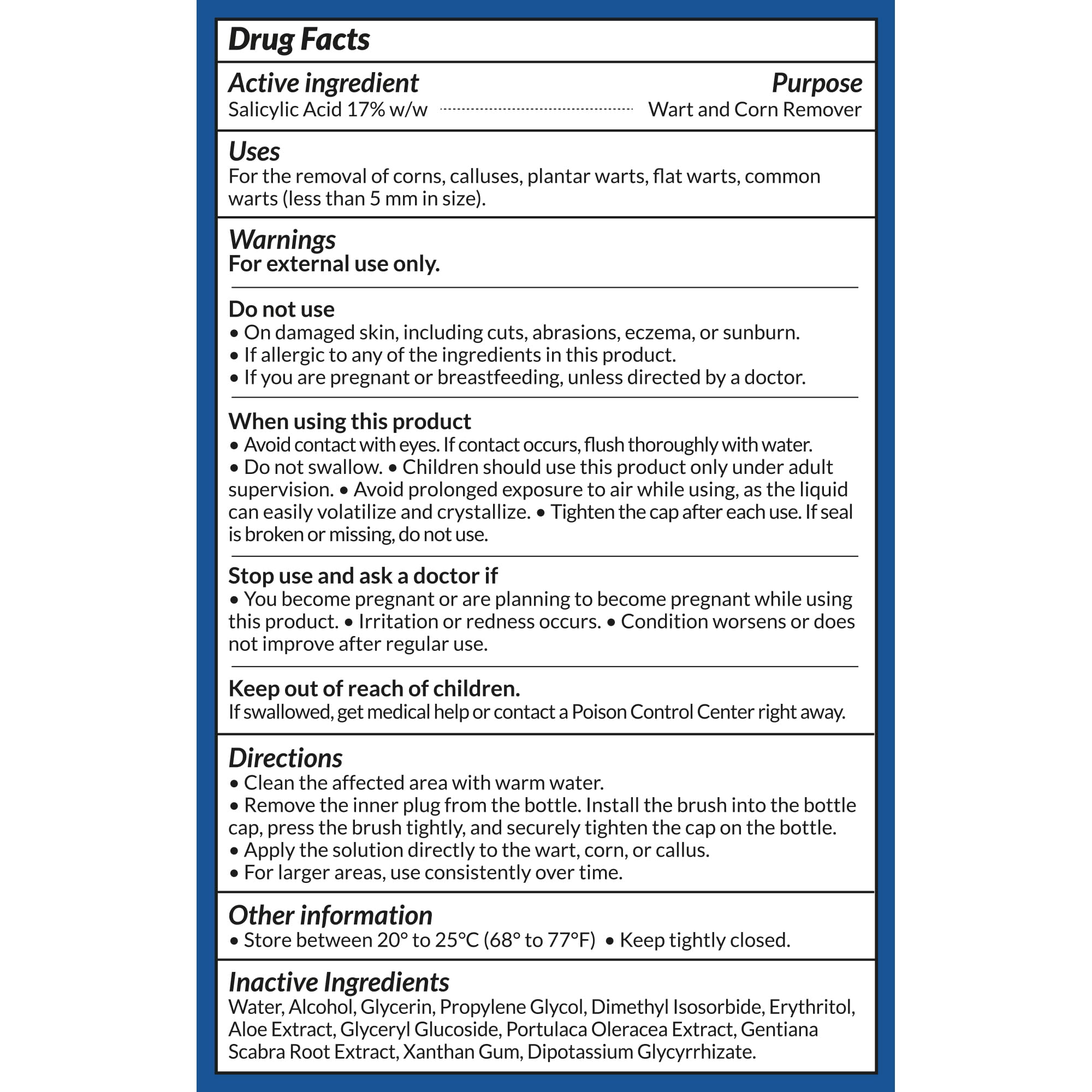 Uikeaft external-use label with clear safety guidance.