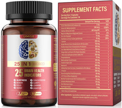 UIMISX Brain supplement bottle with capsules for focused daily performance.