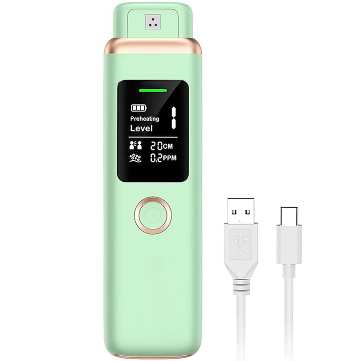 Ujhosld bad breath tester front view showing a compact portable detector for quick odor checks.