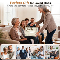 Uladis five finger airbags illustrate full hand coverage and gentle compression.