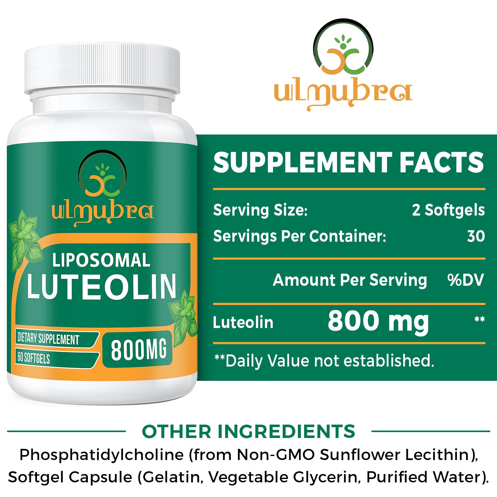 Close-up of Ulmubra capsule texture and smooth coating for easy swallowing.