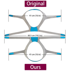 ULSEIGN headgear stretch test image showing precise elasticity.