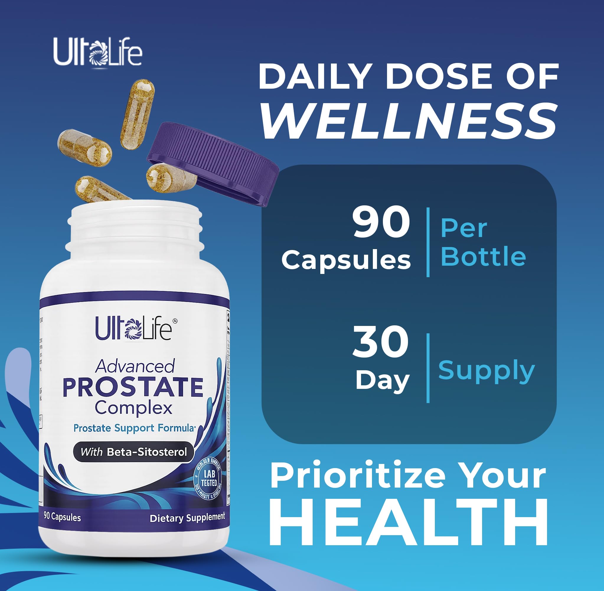 ULTALIFE daily wellness capsules support long-term vitality.