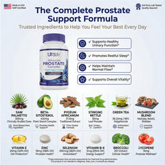 ULTALIFE night-time urinary relief supports restful sleep.