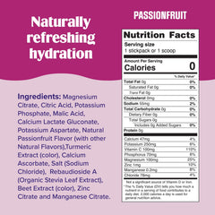Glass of Ultima Replenisher passionfruit drink refreshing and flavorful
