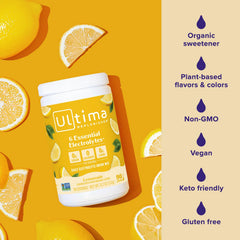 Organic stevia leaves used as natural sweetener in Ultima Replenisher.
