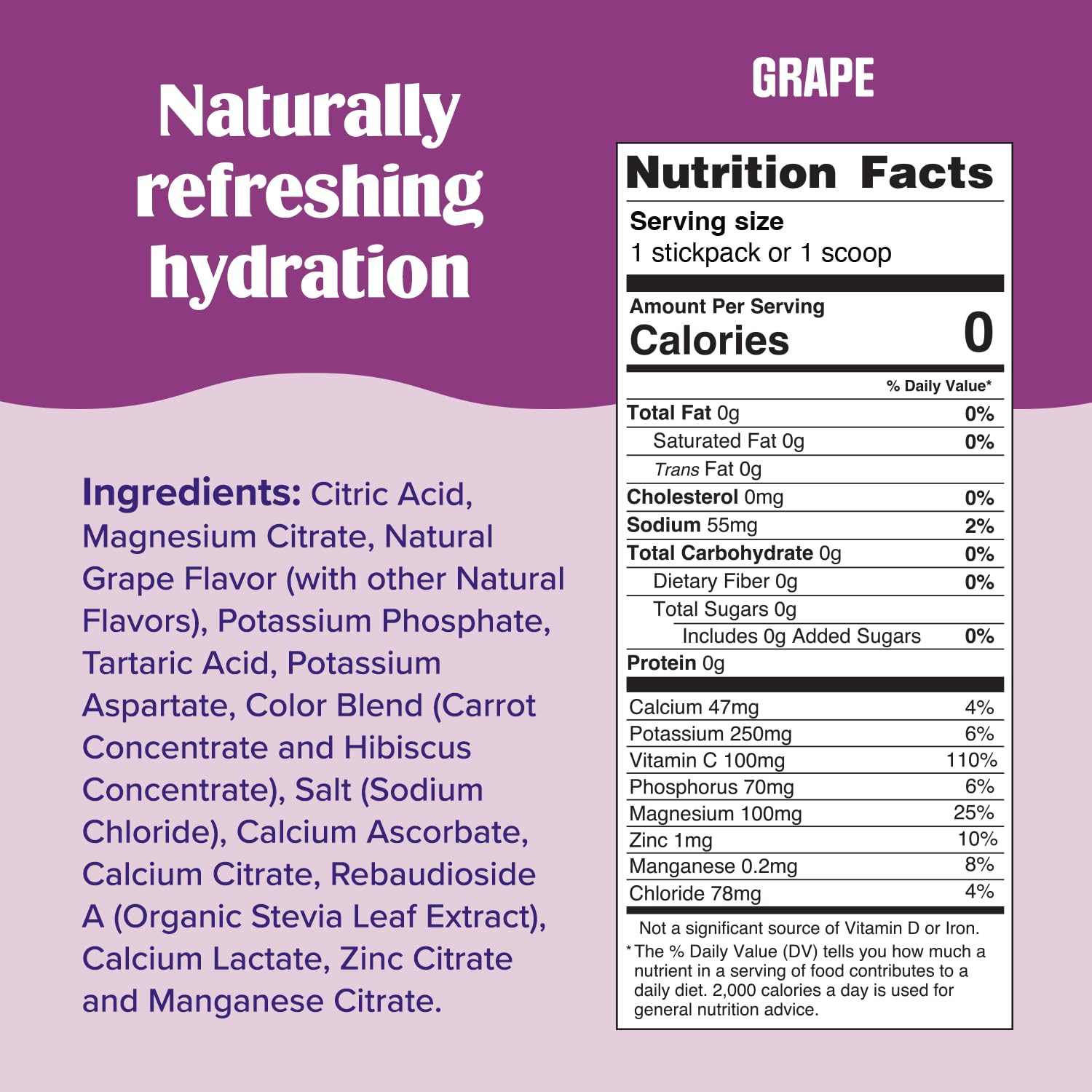 Ultima Replenisher tub close-up showing label and ingredients.