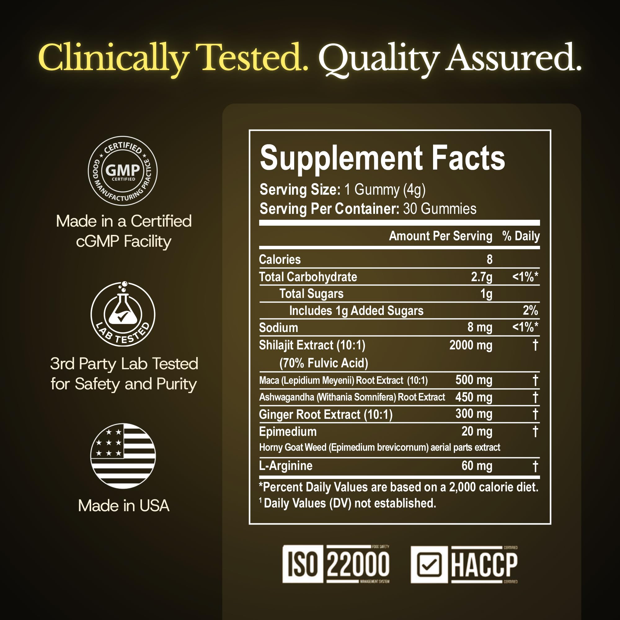 UltimaPeak Black maca and ginger blend gummies ideal for active days.