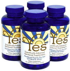 ULTIMATE EFAs YES plant-based omega-3-6 bottle supports daily heart health