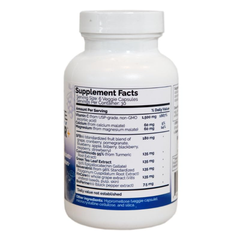 Ultimate Protector+ bottle closeup shows high-ORAC NRF2 formula.