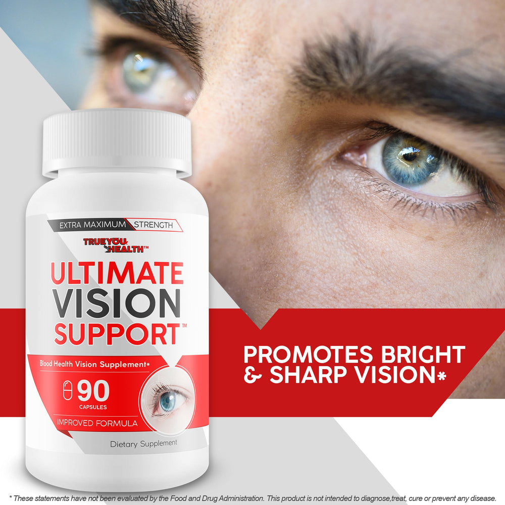Ultimate Vision Support in hand conveys portable eye wellness on the go.