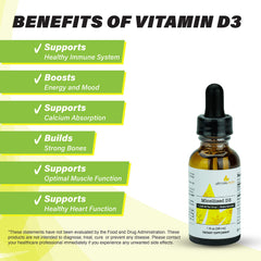 UltimateVitality D3 daily-dose by drop communicates simple routine.