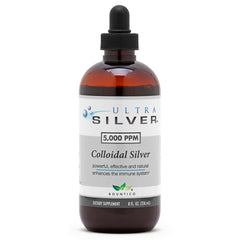 Ultra Silver Colloidal Silver bottle amber 4oz for safe storage and everyday use