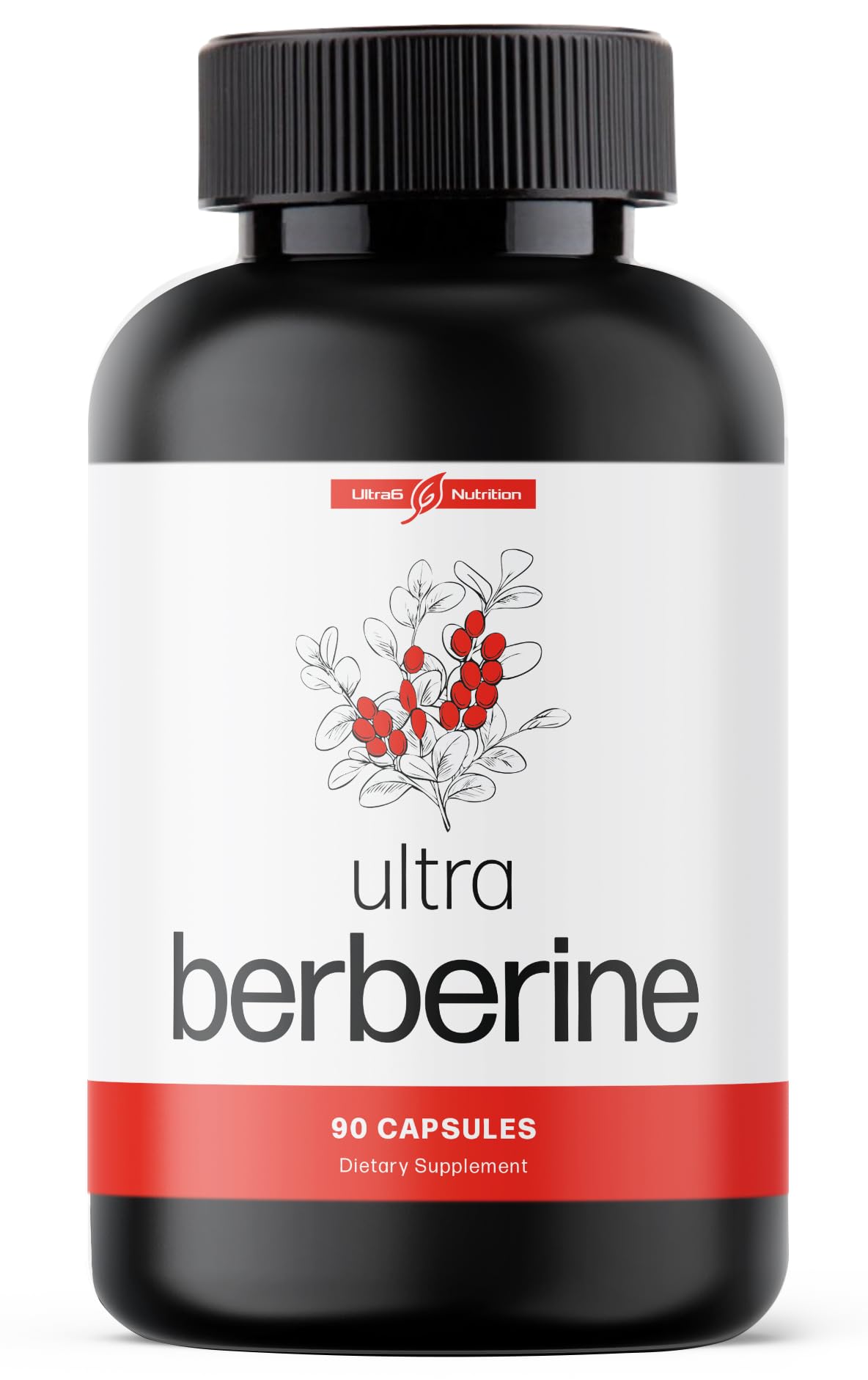 Ultra6 Nutrition Ultra Berberine bottle for daily metabolic support.