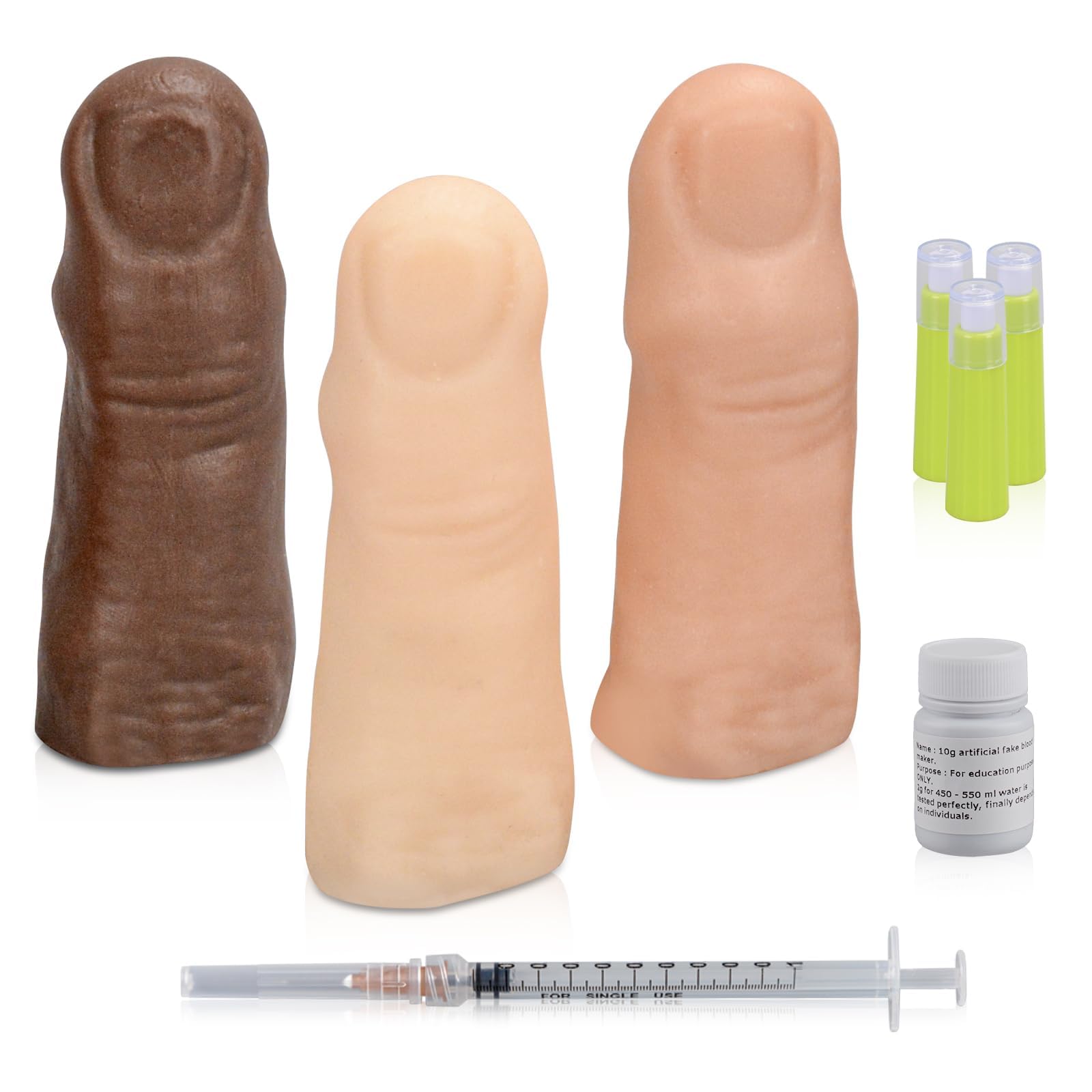 Ultrassist blood glucose trainer finger-prick simulation for safe practice
