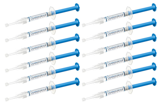 ULTRADENT Opalescence 20% syringe pack for at-home whitening with precision delivery.