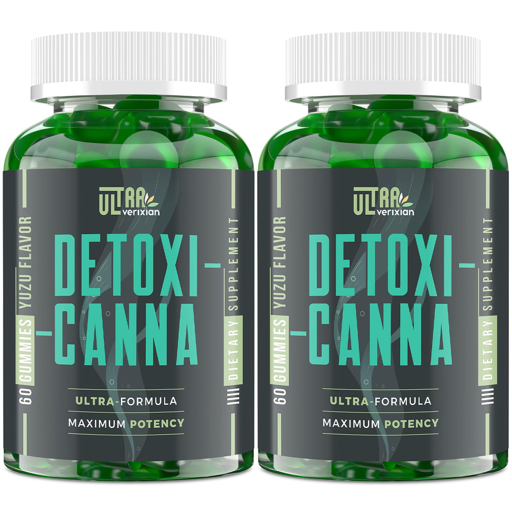 Ultraverixian Detox Cleanse Gummies bottle front supports daily wellness