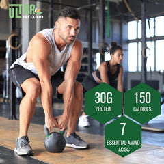 Ultraverixian gluten-free keto-friendly label on container