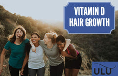 ULULIFE saw palmetto soft gels showing hair-supporting plant-based ingredients.