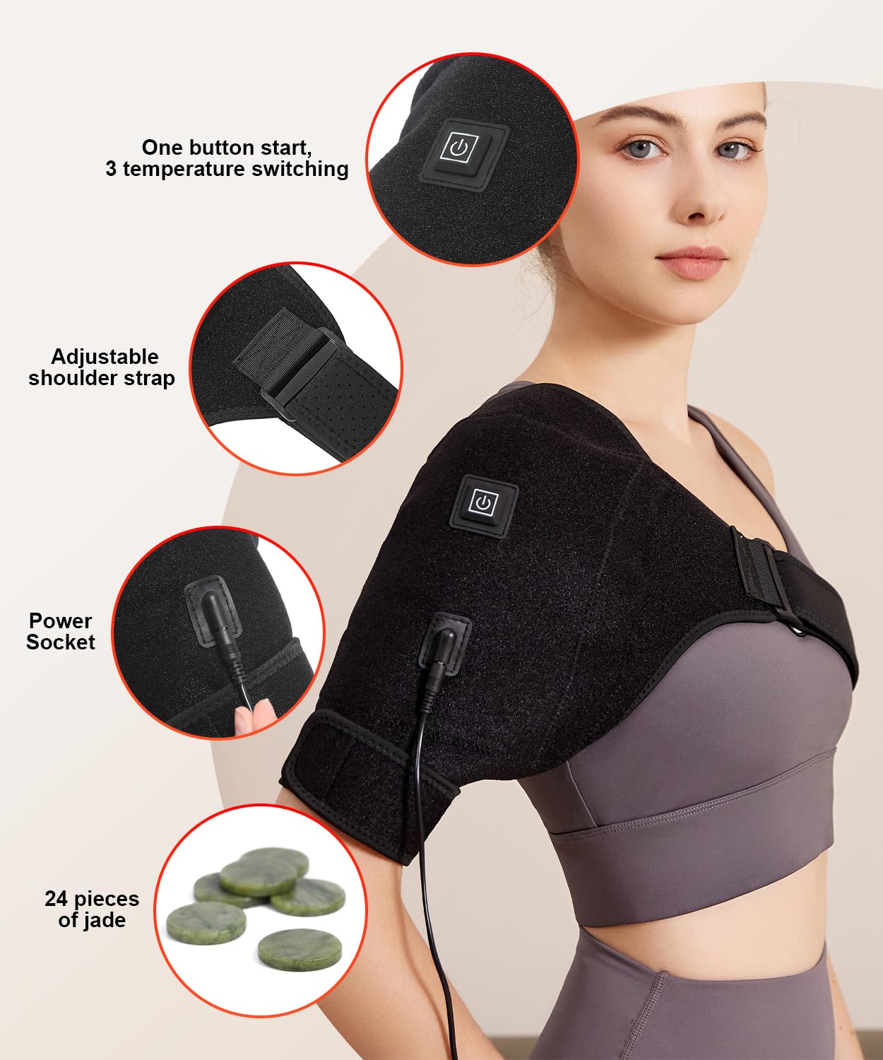 UMEBEAM Neoprene fabric offers durable, easy-to-clean comfort.