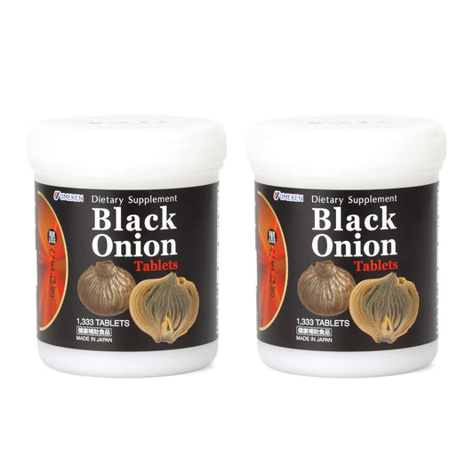 Umeken Black Onion fermented concentrate bottle with pour for daily antioxidant support
