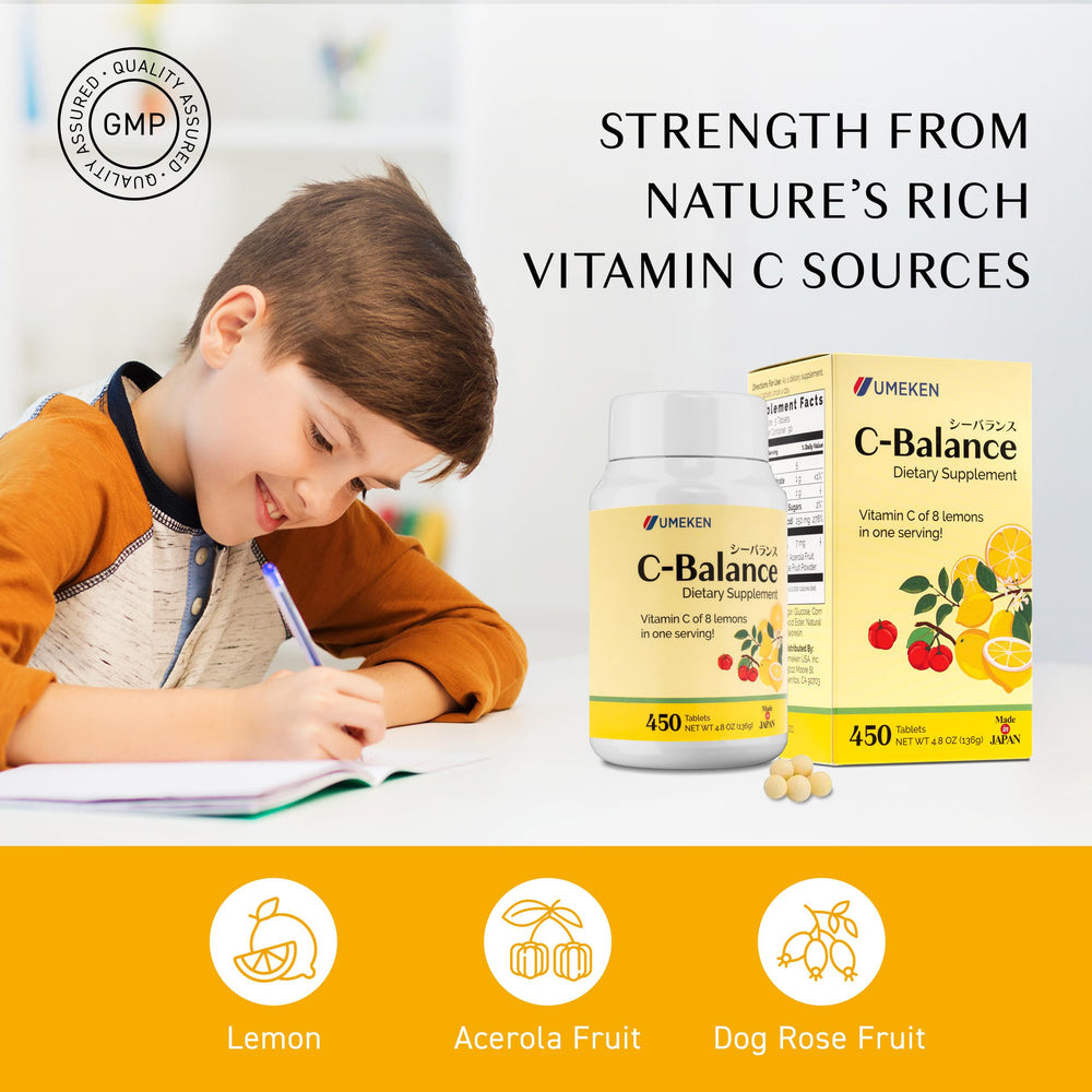 Family-friendly flavor from Umeken C-Balance supports gluten-free and soy-free daily use