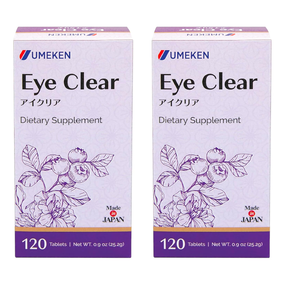 Umeken Eye Clear bottle front for family-friendly eye support.