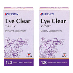 Umeken Eye Clear bottle front for family-friendly eye support.