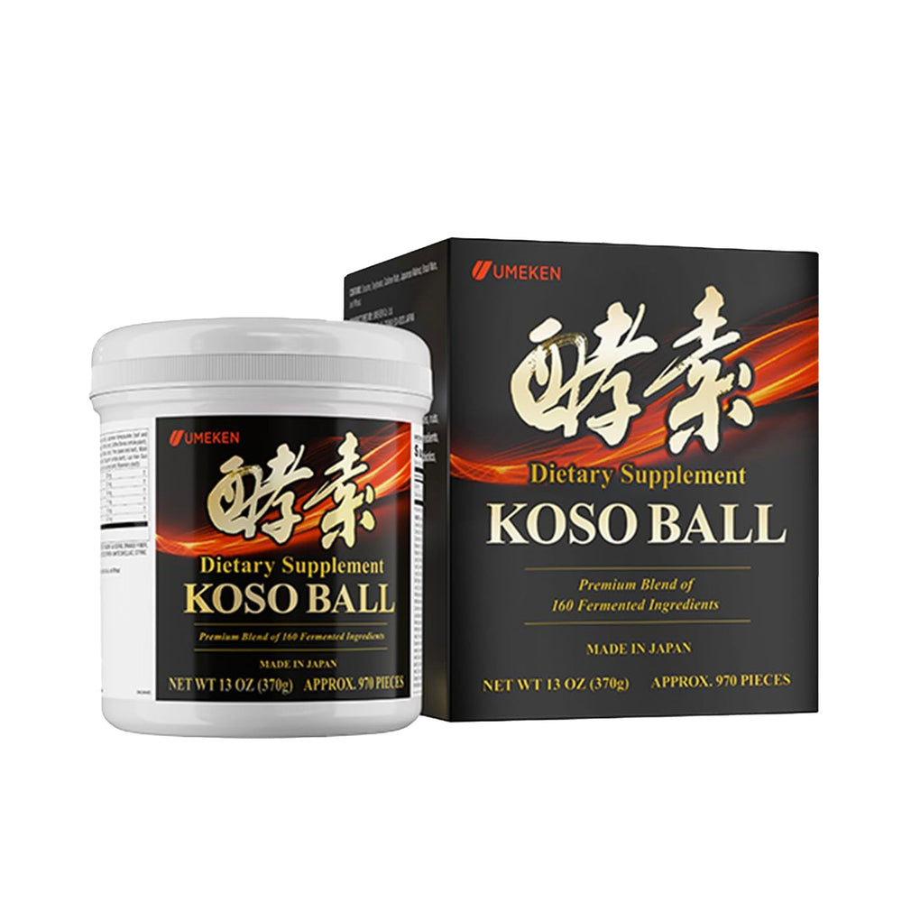 Umeken Koso Ball with 160 fermented ingredients for daily gut balance.