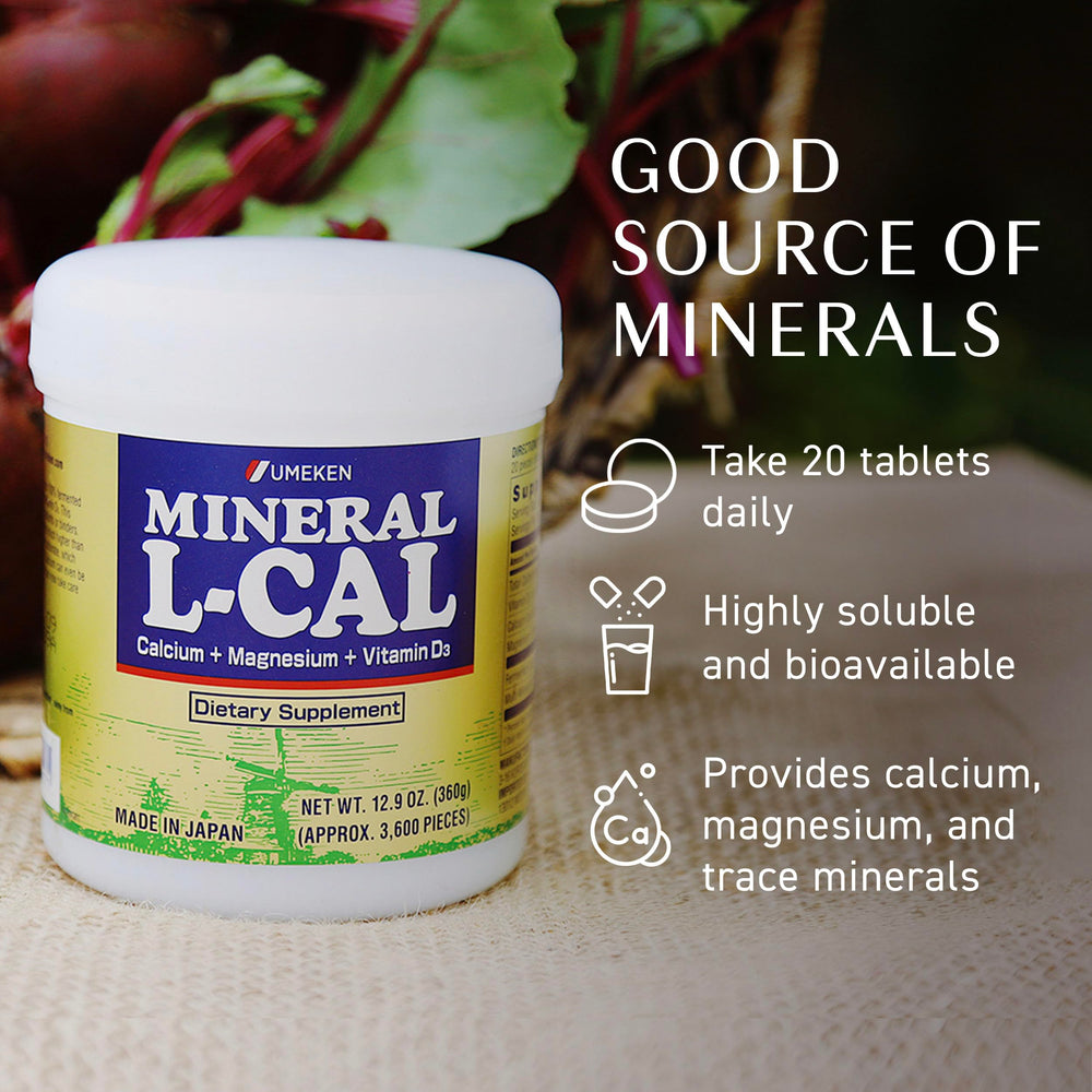 Umeken Mineral L-Cal D3 dissolving into hot tea for comfortable use