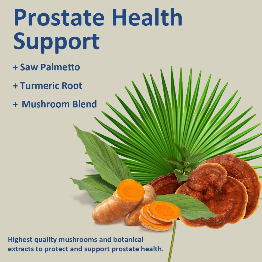 Umizze packaging interior view shows 90-day prostate support and 30-day booster for easy daily use.