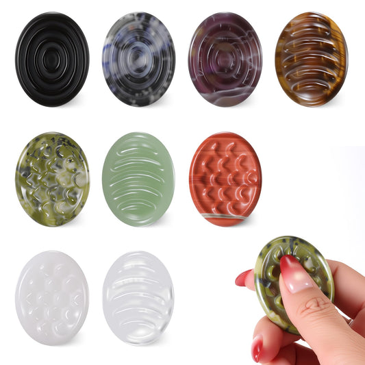 UMMNPR nine-pack worry stones in a colorful set for mindful grip and calm moments.