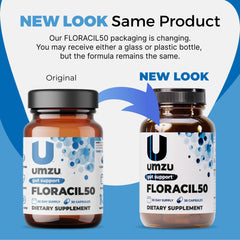 UMZU Floracil50 storage guidance indicating cool dry storage for potency.