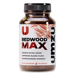 UMZU Redwood Max bottle front for nitric oxide support and daily use