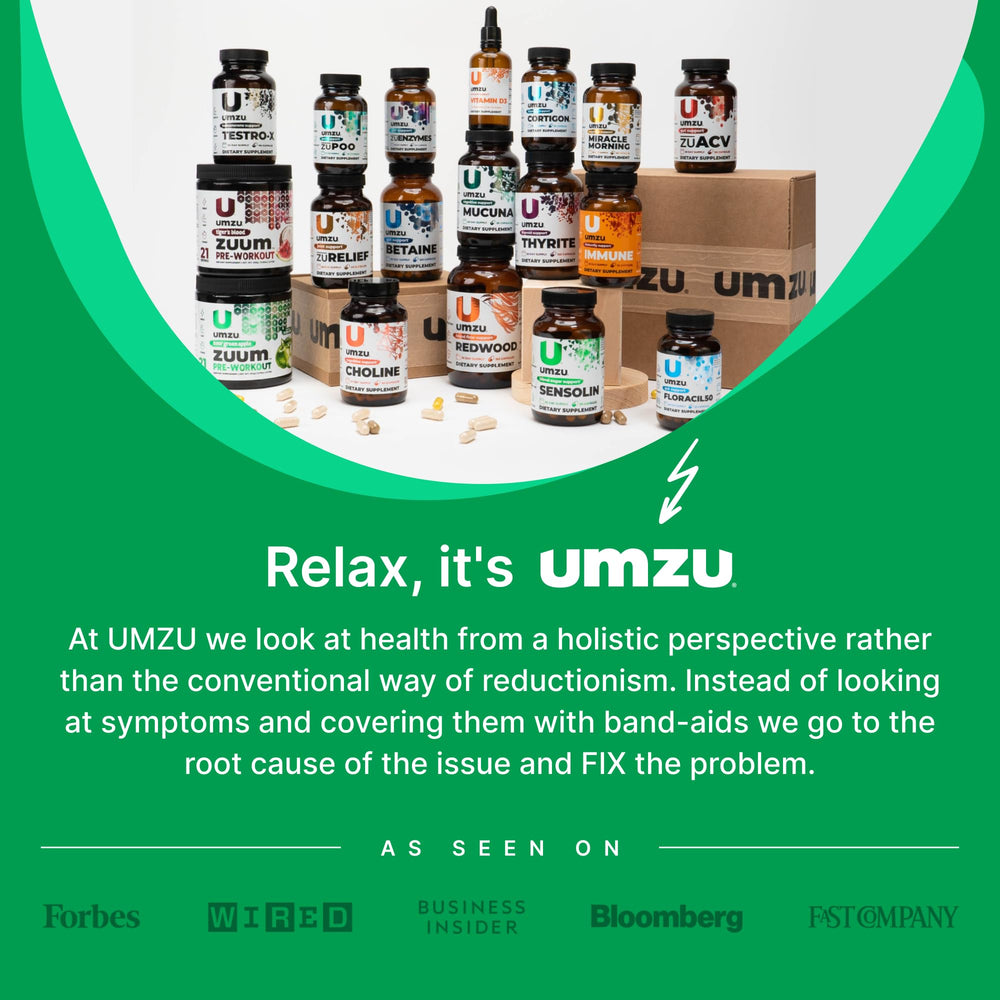 UMZU Sensolin on a morning setup for focus and calm energy.
