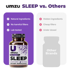 UMZU Sleep nighttime calm scene supporting unwinding ritual.