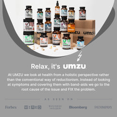 UMZU Testro-X bottle with Made in USA label reflecting quality standards.
