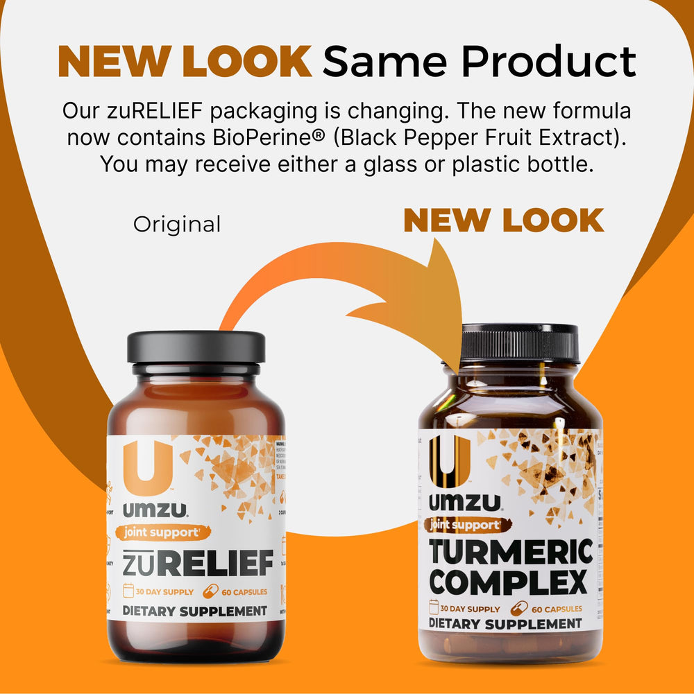 UMZU Turmeric Curcumin capsules beside water glass imply simple daily intake