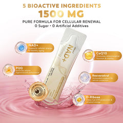 UNcena NAD+ mix into water demonstrates easy daily use.