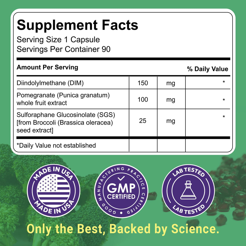 Uncle Scientist DIM SGS+ capsules offer easy daily intake for steady wellness.