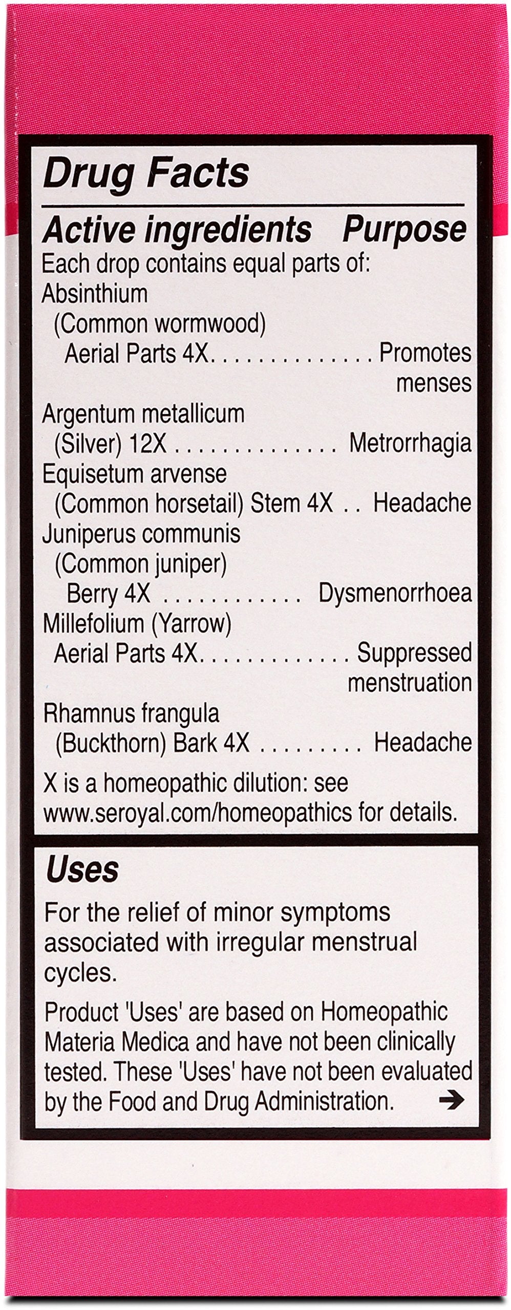 Close-up of UNDA 10 Numbered Compounds label showing plant and metal synergy.