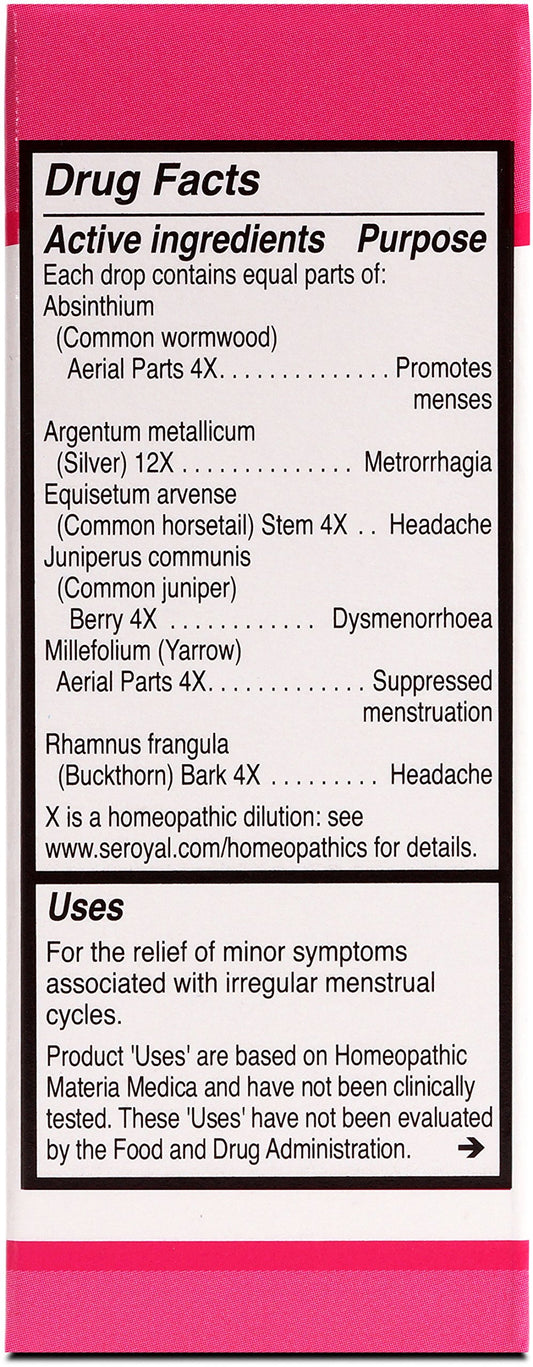 Close-up of UNDA 10 Numbered Compounds label showing plant and metal synergy.